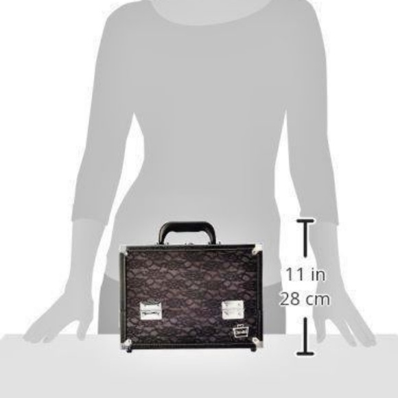 Caboodles Make Me Over Cosmetic Train Case Lace - Picture 4 of 4